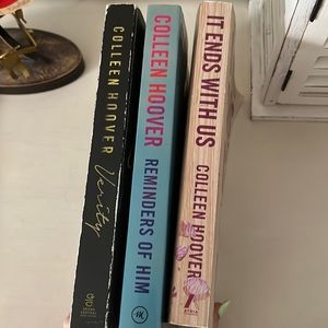 3 Colleen Hoover books-Verity, Reminders of Him, It Ends with Us